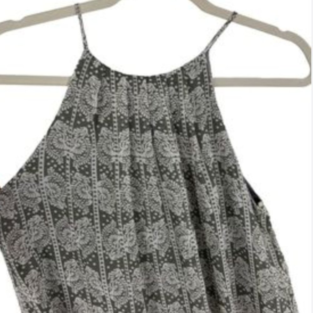 Anthropologie Blue & White Halter Dress